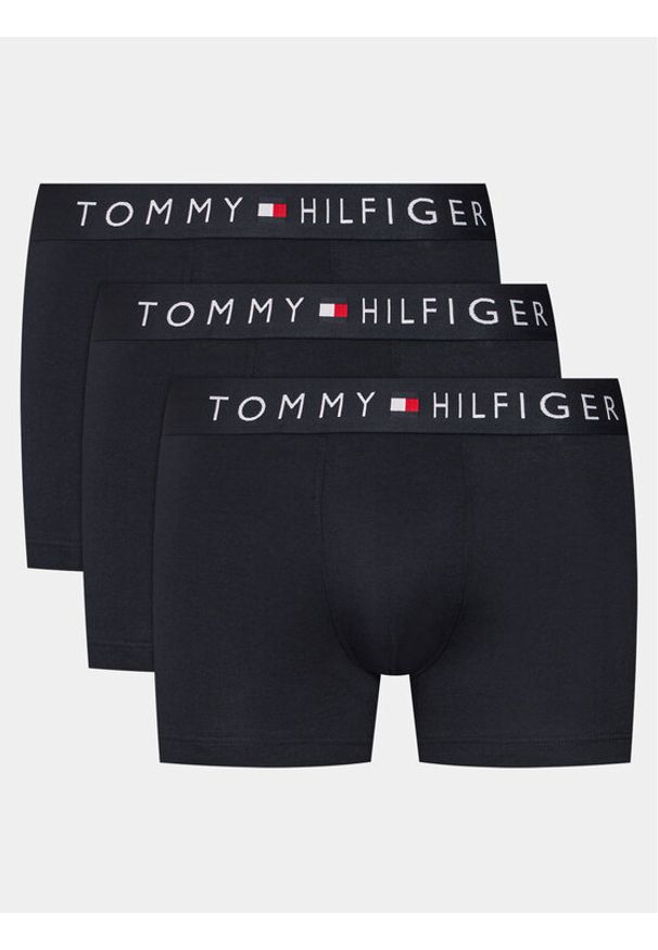 TOMMY HILFIGER - Tommy Hilfiger Komplet 3 par bokserek UM0UM03180 Granatowy. Kolor: niebieski. Materiał: bawełna