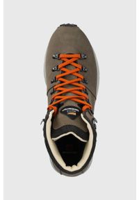 Zamberlan buty Cornell Lite GTX męskie kolor brązowy ocieplone. Kolor: brązowy. Materiał: tworzywo sztuczne, skóra, zamsz, guma. Szerokość cholewki: normalna. Technologia: Gore-Tex #5