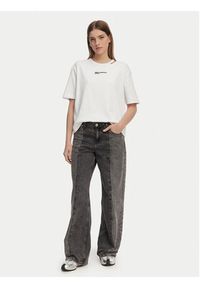 Karl Lagerfeld Jeans T-Shirt B2W17077 Biały Regular Fit. Kolor: biały. Materiał: bawełna #4