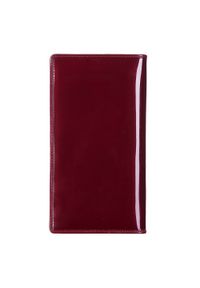 Wittchen - Etui na paszport skórzane lakierowane bordowe. Kolor: czerwony. Materiał: skóra, lakier #3