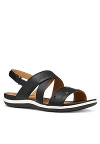 Geox Sandały D Sandal Vega D65R6B 000BC C9999 Czarny. Kolor: czarny. Materiał: skóra #6
