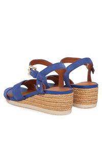 Geox Espadryle D Ischia Corda D55HHB 00020 C4028 Niebieski. Kolor: niebieski. Materiał: zamsz, skóra #5