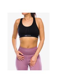 SUPER.NATURAL - Stanik sportowy Super.natural Feel Good Bra. Kolor: czarny. Sport: fitness