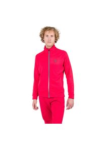 Bluza męska Rossignol Blackside Fleece Fz. Kolor: czerwony. Sezon: zima. Sport: narciarstwo