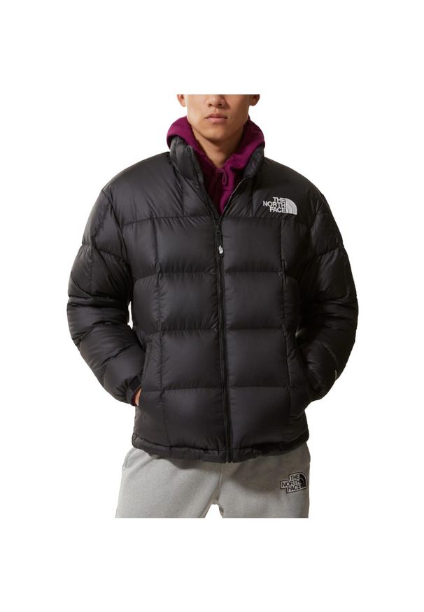 Męska Kurtka Puchowa The North Face Lhotse. Kolor: czarny. Materiał: puch. Sezon: zima. Sport: narciarstwo
