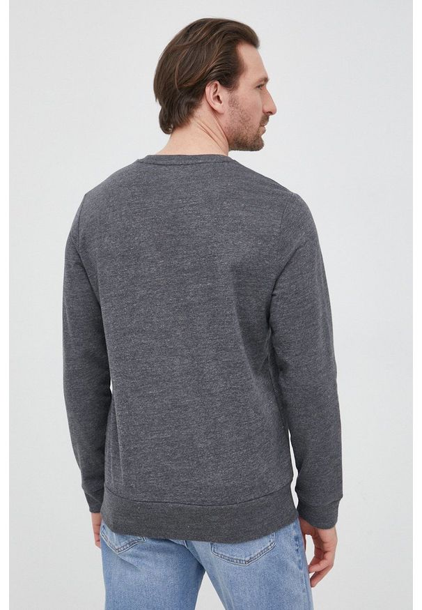Polo Ralph Lauren bluza kolor szary melanżowa. Okazja: na co dzień. Typ kołnierza: polo. Kolor: szary. Materiał: dzianina. Wzór: melanż. Styl: casual
