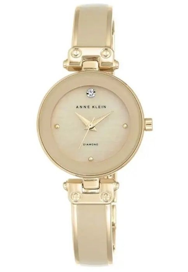 Zegarek damski Anne Klein AK-1980TMGB złoty. Kolor: złoty