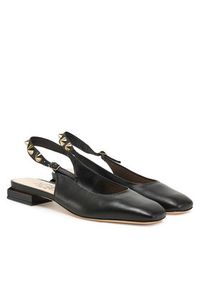 AGL Sandały Angie L Spike D557007PCSOFTY0000 Czarny. Kolor: czarny. Materiał: skóra