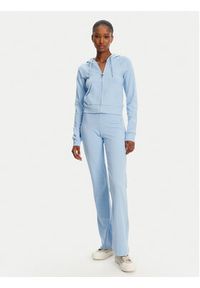 Juicy Couture Bluza Ola JCWAS125310 Błękitny Slim Fit. Kolor: niebieski. Materiał: bawełna #4