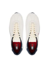 Tommy Jeans Sneakersy Tjm Retro Runner Archive Mix Mat EM0EM01763 Beżowy jasny. Kolor: beżowy. Materiał: skóra #6
