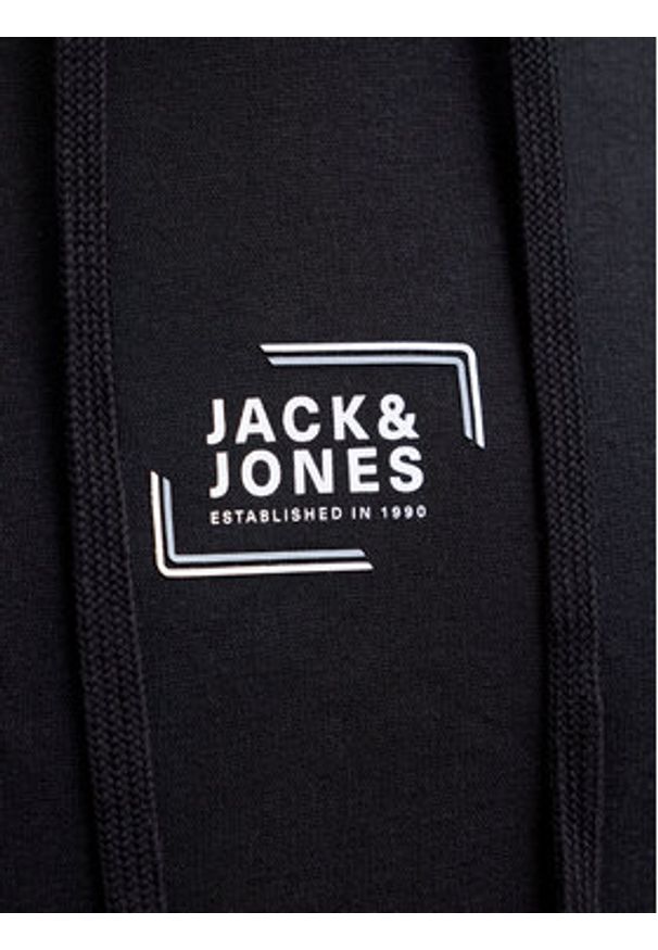 Jack & Jones Bluza Corp 12268422 Czarny Regular Fit. Kolor: czarny. Materiał: bawełna