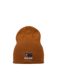 Buff - Czapka BUFF KNITTED BEANIE LILON LONG COPPER. Kolor: brązowy. Sezon: zima. Styl: sportowy #1