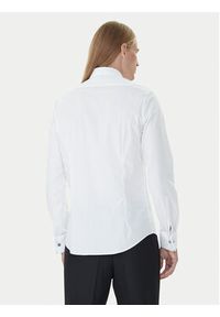 Calvin Klein Koszula LV019EU063 Biały Slim Fit. Kolor: biały. Materiał: bawełna #4