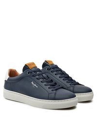 Pepe Jeans Sneakersy Camden Club M PMS00020 Granatowy. Kolor: niebieski. Materiał: skóra