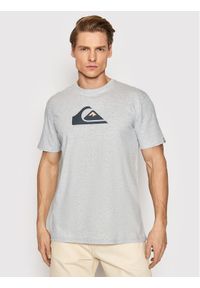 Quiksilver T-Shirt Comp EQYZT06534 Szary Regular Fit. Kolor: szary. Materiał: bawełna