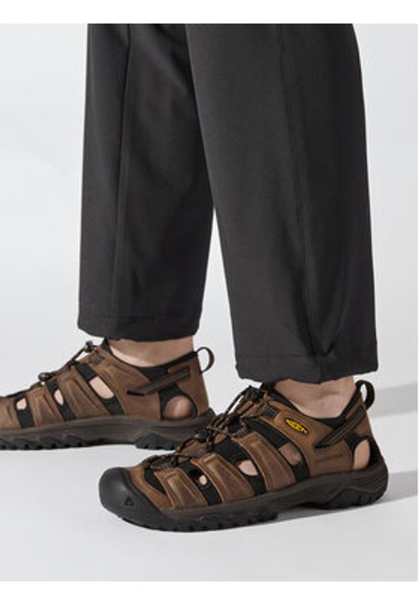 keen - Keen Sandały Targhee III Sandal 1022427 Brązowy. Kolor: brązowy. Materiał: skóra, nubuk