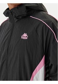 Kappa Wiatrówka Banda Silas 37222WW Czarny Comfort Fit. Kolor: czarny. Materiał: syntetyk #2