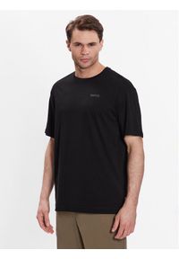 outhorn - Outhorn T-Shirt TTSHM453 Czarny Regular Fit. Kolor: czarny. Materiał: bawełna