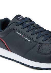 TOMMY HILFIGER - Tommy Hilfiger Sneakersy New Runner Eva Mix Lth Flag FM0FM05453 Granatowy. Kolor: niebieski. Materiał: skóra