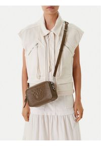 Pinko - PINKO Torebka Carrie Camera Bag Classic PE 25 PLTT 104336 A26J Zielony. Kolor: zielony. Materiał: skórzane #1