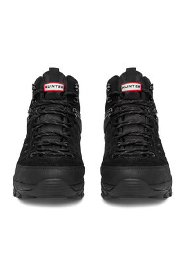 Hunter Trekkingi CEO-H8-352 Czarny. Kolor: czarny. Materiał: skóra, zamsz. Sport: turystyka piesza