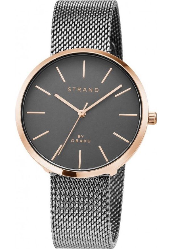 Zegarek Strand Zegarek damski Strand S700LXVJMJ szary. Kolor: szary
