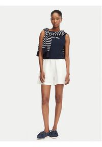 TOMMY HILFIGER - Tommy Hilfiger Top Classic WW0WW50947 Granatowy Regular Fit. Kolor: niebieski. Materiał: bawełna #3