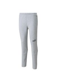 Spodnie treningowe męskie Puma teamFINAL Casuals Pants. Kolor: czarny, szary, wielokolorowy. Materiał: materiał, bawełna. Sport: piłka nożna