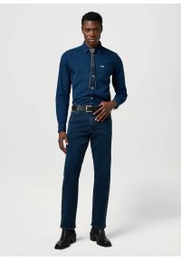 Wrangler - MESKA KOSZULA JEANSOWA WRANGLER 1 PKT SHIRT BLUE OXIDE 112371548. Materiał: jeans #3