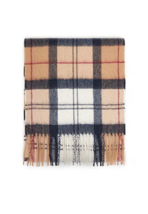 Barbour Szalik Tartan LSC0129BR51 Beżowy. Kolor: beżowy. Materiał: materiał, wełna