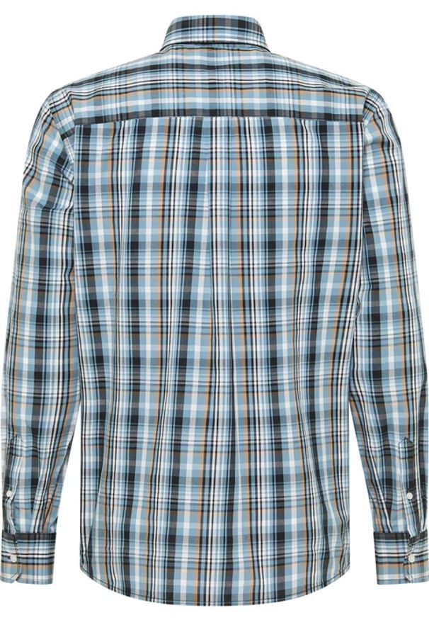 Męska Koszula Mustang Style Chester Poplin multi check blue 1016958 12783