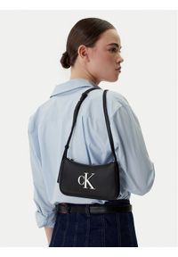 Calvin Klein Torebka Bold Ck Mini Bag LV04F1125G Czarny. Kolor: czarny. Materiał: skórzane #1