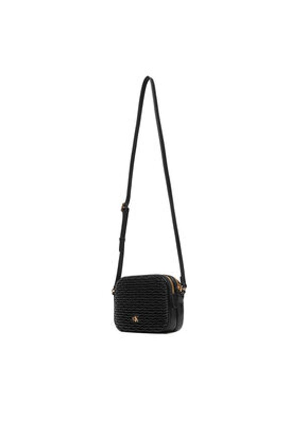 Calvin Klein Torebka LV04F3279G Czarny. Kolor: czarny. Materiał: skórzane