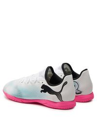 Puma Buty do piłki nożnej Future 7 Play It Jr 10773901 01 Biały. Kolor: biały. Materiał: skóra