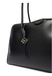 Calvin Klein Torebka Emblem Trio Large Work Bag LV04F3368G Czarny. Kolor: czarny. Materiał: skórzane #4