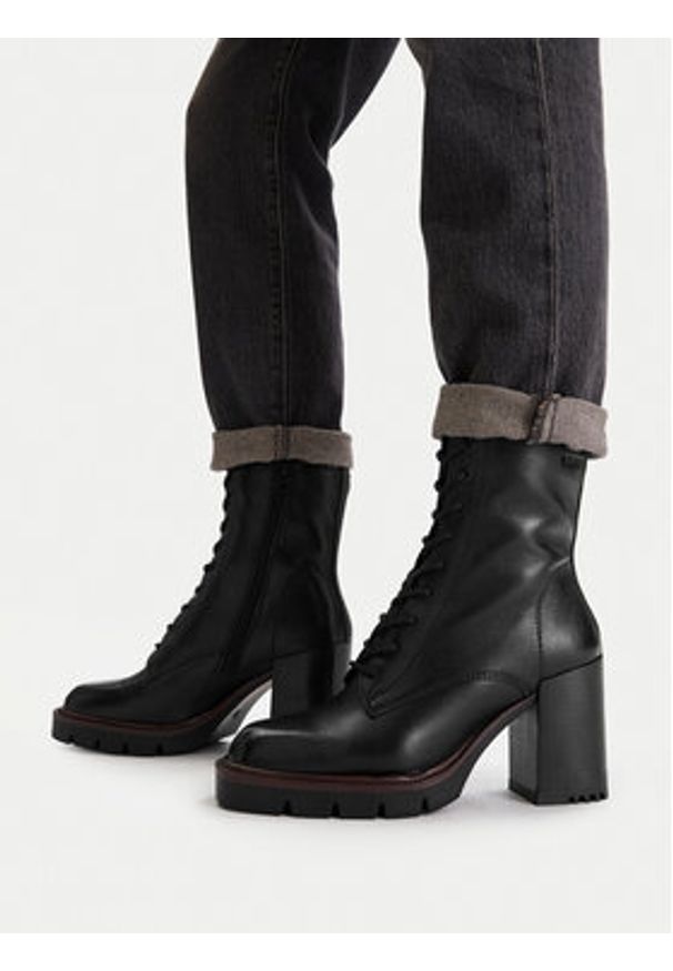 G-Star RAW - G-Star Raw Botki CEO-WI34-CLEVELAND-04 Czarny. Kolor: czarny. Materiał: skóra