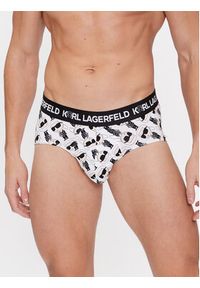 Karl Lagerfeld - KARL LAGERFELD Komplet 3 par slipów Ikonik 2.0 Brief Set (Pack 3) 236M2101 Czarny. Kolor: czarny. Materiał: bawełna #6