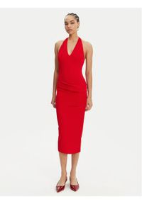 JACQUEMUS Sukienka koktajlowa 25E251DR232-1026 Czerwony Regular Fit. Kolor: czerwony. Materiał: wiskoza. Styl: wizytowy