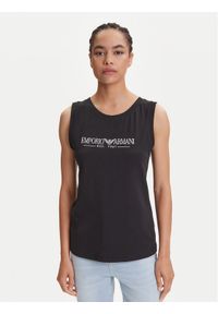 Emporio Armani Underwear Bluzka EW000410 AF10881 UC001 Czarny Regular Fit. Kolor: czarny. Materiał: bawełna