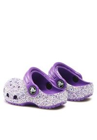 Crocs Klapki Crocs Classic Glitter Kids Clog T 206992 Fioletowy. Kolor: fioletowy
