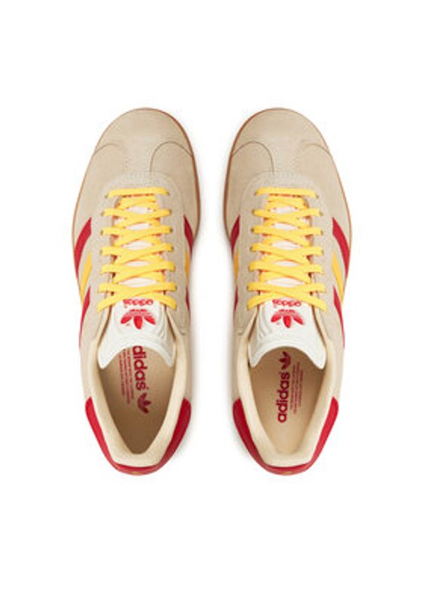 Adidas - adidas Sneakersy Gazelle IE9125 Beżowy. Kolor: beżowy. Materiał: skóra, zamsz. Model: Adidas Gazelle