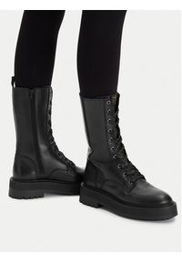 Aeronautica Militare Trapery 252SC0313DPL00254 Czarny. Kolor: czarny. Materiał: skóra #6