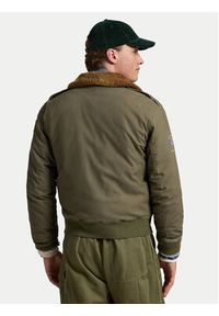 Polo Ralph Lauren Kurtka bomber 710945493001 Zielony Regular Fit. Typ kołnierza: polo. Kolor: zielony. Materiał: bawełna #7