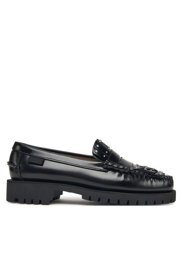 Weekend Max Mara Loafersy Weekendanlug 2525526015670 Czarny. Kolor: czarny. Materiał: skóra
