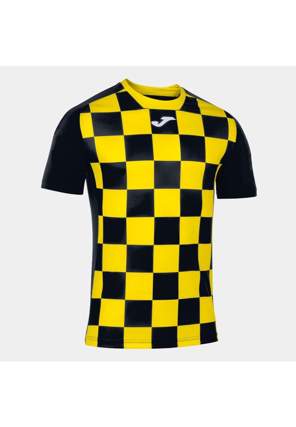 Koszulka do piłki nożnej męska Joma Flag II. Kolor: wielokolorowy, żółty, czarny. Sport: piłka nożna