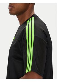 Adidas - adidas T-Shirt adicolor Jacquard JW5878 Czarny Loose Fit. Kolor: czarny. Materiał: syntetyk #5