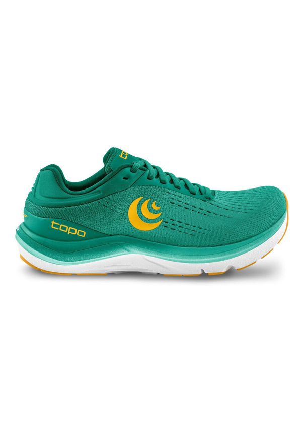 TOPO ATHLETIC - Damskie buty trailowe Topo Athletic Magnifly 5. Kolor: niebieski, zielony, żółty, wielokolorowy. Sport: bieganie