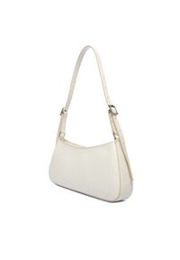 Calvin Klein Torebka Emblem Aop Small Shoulder Bag LV04F3324G Écru. Kolor: kremowy. Materiał: skórzane #4