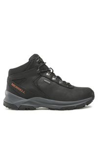 Merrell Trekkingi Erie Mis Ltr Wp J500151 Czarny. Kolor: czarny. Materiał: nubuk, skóra. Sport: turystyka piesza #1