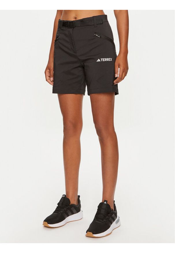 Adidas - adidas Szorty sportowe Terrex Xperior IP4832 Czarny Regular Fit. Kolor: czarny. Materiał: syntetyk